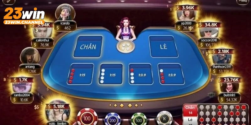 Xóc đĩa cho phép nhiều người chơi tham gia cùng lúc